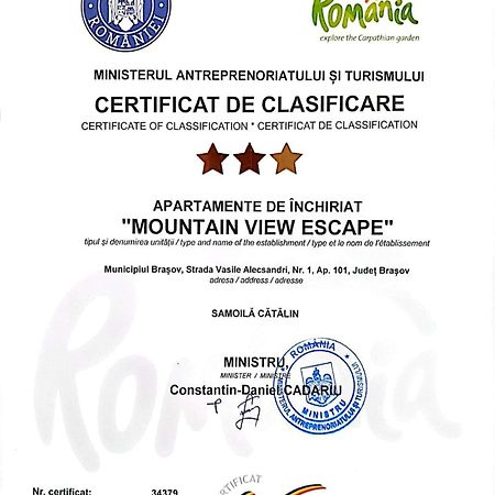 布拉索夫Mountain View Escape公寓 外观 照片